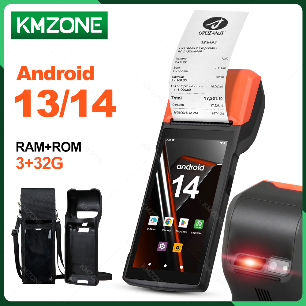 Pos Terminal Android - El Android 13/14 PDA Yazıcı 58