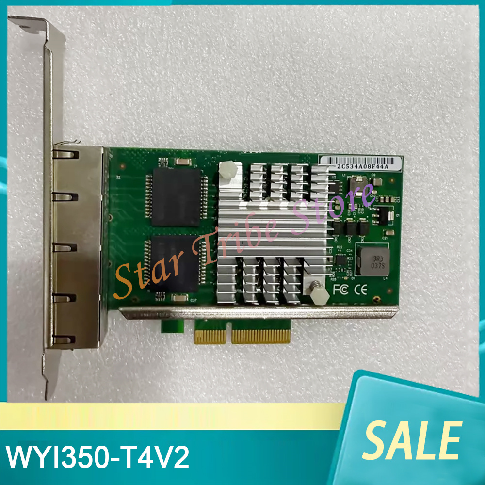 Gigabit Network Card - WYI350-T4V2 PCI-E X4 Sunucu 4 Portlu