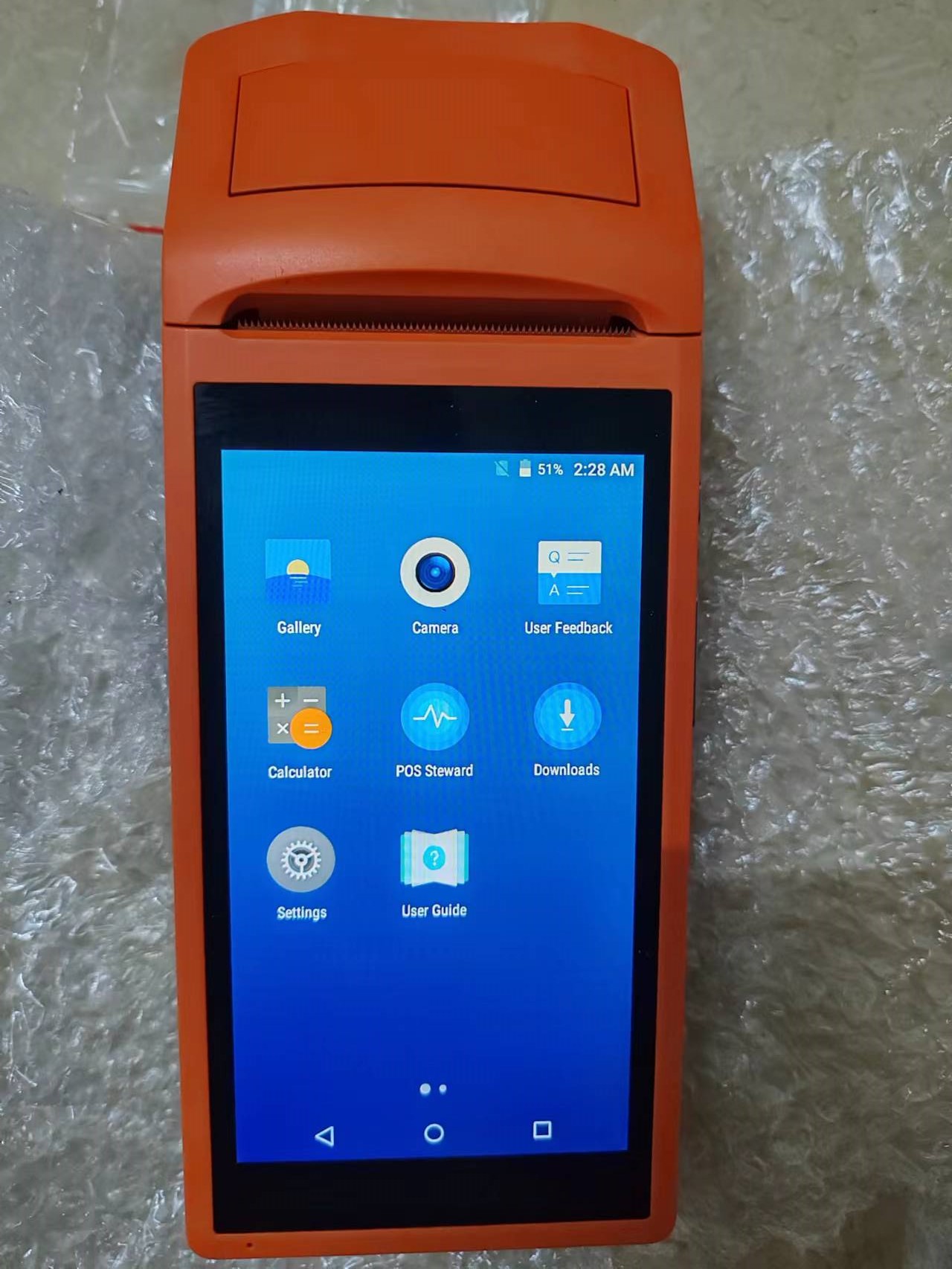 Pos Terminal Android - Kullanılan V1 Android 5.1 WCDMA 3G