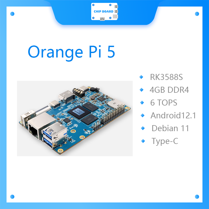 Gigabit Network Card - Turuncu Pi 5 4GB RK3588S,PCIE modülü