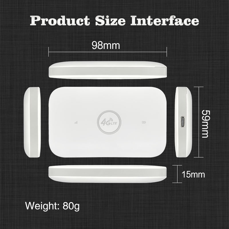 Fabrika Tedarikli Mobil WiFi 4 - 4G Lte Router Sim incelemesi ve fiyatı