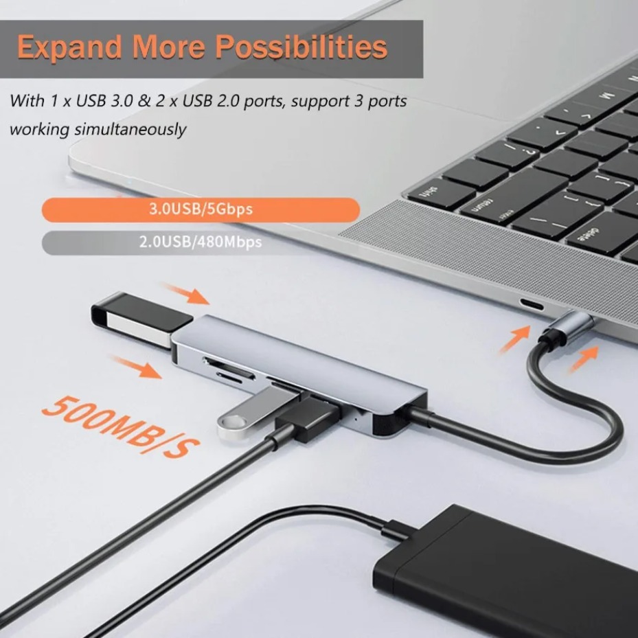 5/7/8 inç 2 USB-C Hub, 3.0 SD/ - Office Xp incelemesi ve fiyatı
