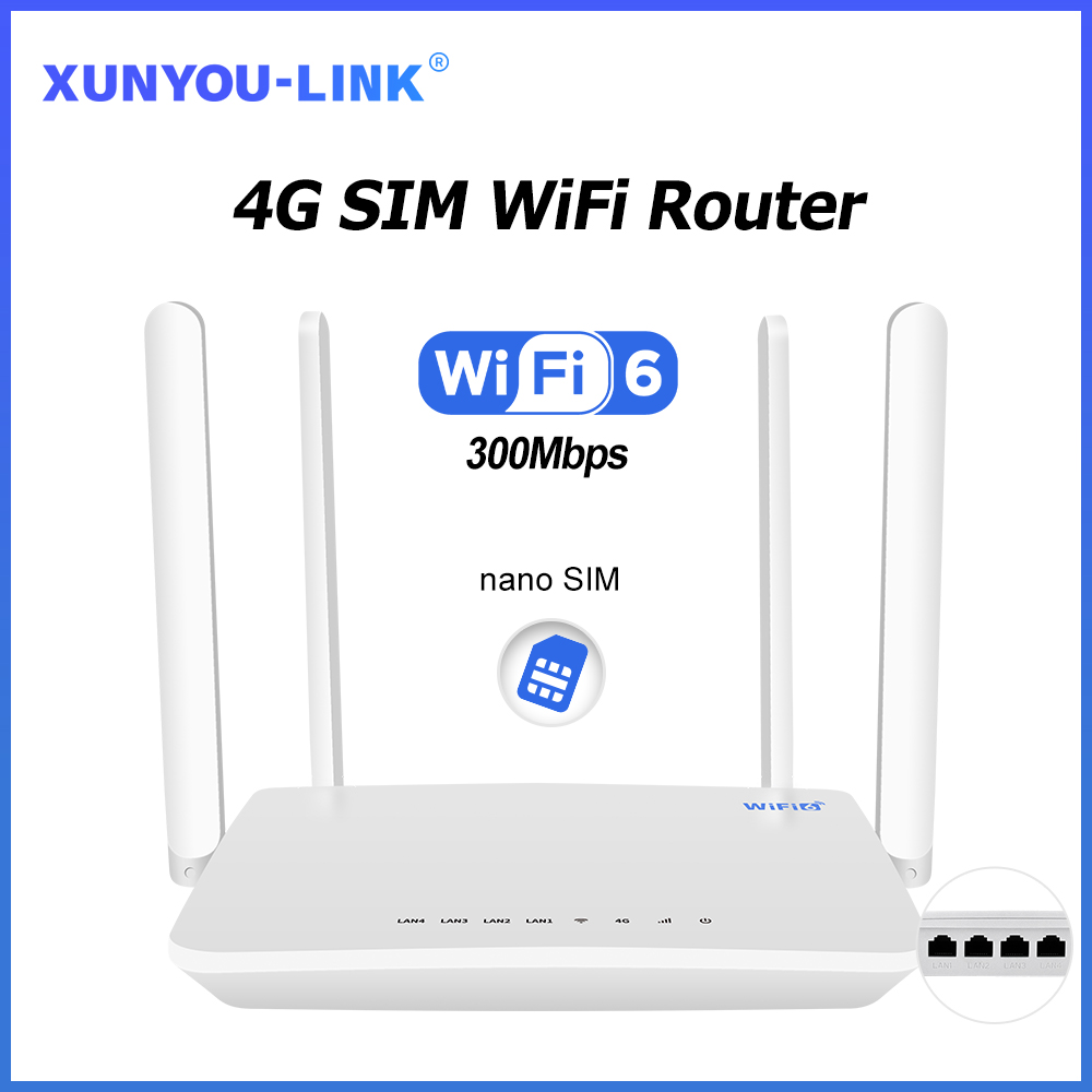 XUNYOU-LINK 4G SIM WiFi Yönlen - 4G Lte Router Sim incelemesi ve fiyatı
