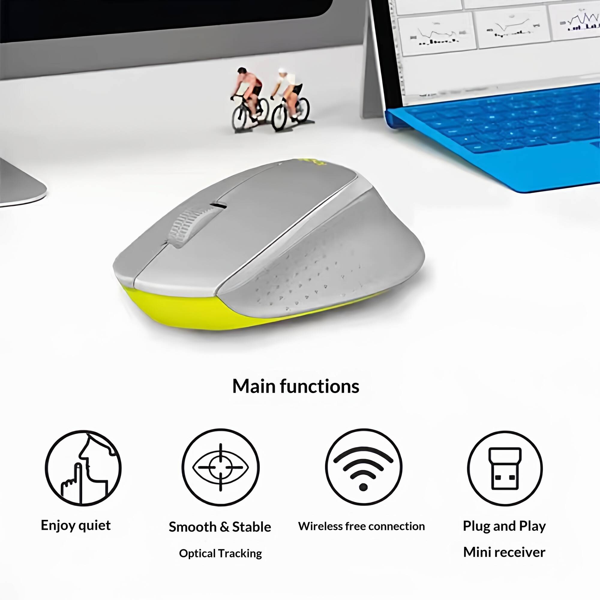 Logitech M330 Sessiz Kablosuz  - Tech Office Environment incelemesi ve fiyatı