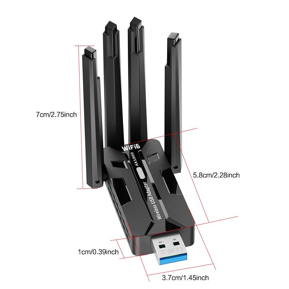 WiFi 6 USB 3.0 Adaptör 1800 Mb - Gigabit Network Card incelemesi ve fiyatı