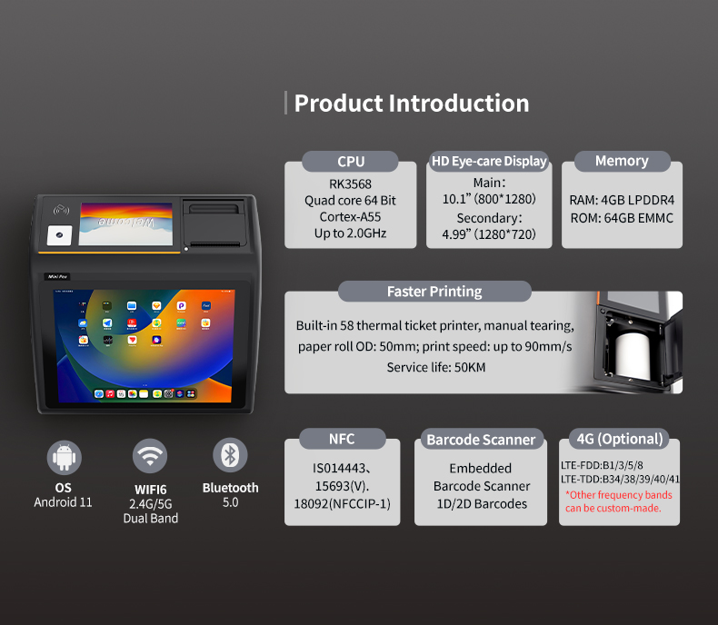 D3-Mini Akıllı Android POS Ter - Pos Terminal Android incelemesi ve fiyatı